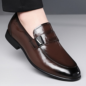 Mocassins Penny en Cuir Véritable Noir pour Hommes, Chaussures Habillées Décontractées à Enfiler, Semelle Confortable Antidérapante pour le Bureau et les Mariages - Product Image 4