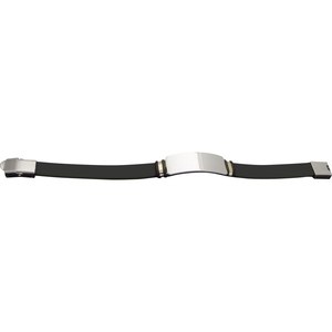Bracelet en acier plaqué or et noir avec perle d'agate et diamant, style religieux tendance pour mariage, anniversaire, fête ou cadeau - Product Image 1