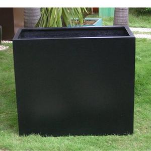 Ventes d'usine Pots de fleurs rectangulaires en fibre de verre blancs légers, résistants et durables pour l'extérieur pour projet - Product Image 4