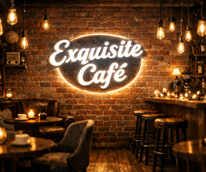 Insegna LED Retroilluminata a Prezzo di Fabbrica, Logo in Acrilico, Lettere Retroilluminate, Insegna <span class=keywords><strong>Luminosa</strong></span> da Parete, Lettere 3D Luminose - Product Image 3