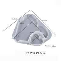 Nouveau design, cadre photo 3D prêt à l'emploi pour la décoration de la maison, moules en résine époxy, silicone