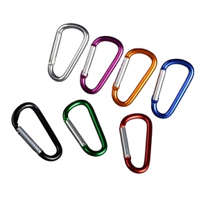 Mosquetón de Aleación de Aluminio en Forma de D para Uso en Exteriores, Accesorio de Clip Rápido para Mochila de Escalada y Botella de Agua - Product Image 1