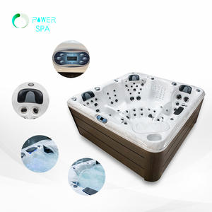 Bañera de hidromasaje Jacuzzis Spa al aire libre 3-8 personas para la <span class=keywords><strong>venta</strong></span> <span class=keywords><strong>Precio</strong></span> barato Jardín Gazebo Bañera de hidromasaje de lujo al aire libre con sistema Balboa - Product Image 4