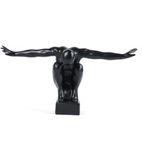 Figurines grecques abstraites personnalisées, sculpture en polyrésine, objets décoratifs pour la décoration minimaliste de la maison, cadeaux d'affaires
