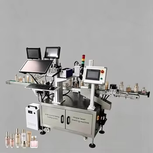 Machine de marquage laser UV à production continue pour bouteilles en plastique, codage double face, inspection et séparation automatique des marques - Product Image 2