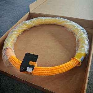 <span class=keywords><strong>Tire</strong></span>-<span class=keywords><strong>fil</strong></span> électrique en <span class=keywords><strong>nylon</strong></span> plastique et dispositif d'enfilage avec tube certifié CE, diamètre 4,5-6 mm, jaune/noir Shuoqi - Product Image 1