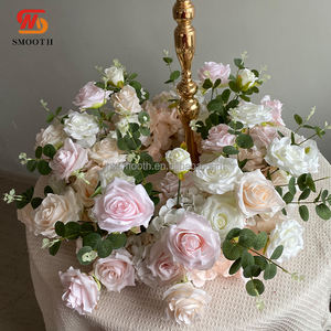 SMOOTH Handmade BABY Pink Wedding Event Birthday Party Table Centerpiece Bottom Flower <b>Wreath</b> - Product Image 1