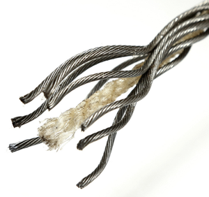 Kaplamalı 6 * 19W-FC fiber çekirdek çelik tel halat sapan arma vali kablo kordonu asansör için 8mm-11mm boyutları bükme kesme kaynak - Product Image 2