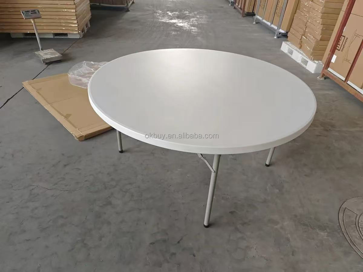 Tavolo rotondo in HDPE