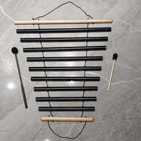 Healing Percussion Instrument Hand-operated Sound Beam Rotation Bell Tube Wind Chime