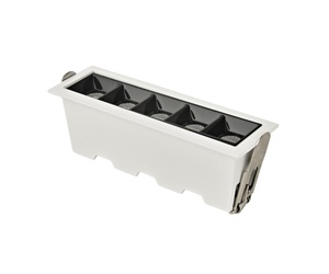Spot de gril industriel LED linéaire 5*2W 10*2W 15*2W intérieur SMD <span class=keywords><strong>plafonnier</strong></span> corps en aluminium LED éclairage linéaire - Product Image 2