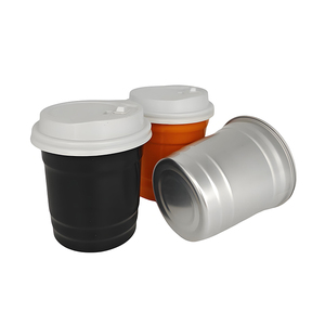 KABCKA Tasse en aluminium sans BPA, de qualité alimentaire, écologique, avec logo personnalisé, pour boissons, bière, soda, cola, pour événements sportifs - Product Image 1