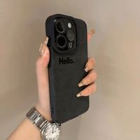 Coque souple pour téléphone portable tout-sac résistant à la saleté Design simple pour iPhone 16 15 14