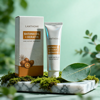 Offre de Gros Directe OEM : Traitement Capillaire Réparateur à l'Huile de Batana et Kératine, Soin Intensif Qualité Salon, Formule Riche Hebdomadaire, Facile à Utiliser