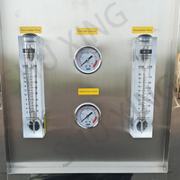 Système de filtration d'eau par osmose inverse commercial intégré en acier inoxydable 1000 LPH avec charbon actif, sable de quartz et résine ionique