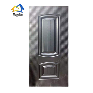 Hoja de puerta de metal en relieve Placas de puerta de acero galvanizado Panel Moldeado Cubiertas de puerta de acero estampado - Product Image 4