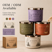 Vela Aromática Ecológica AIKUN, Diseño Único, Precio Directo de Fábrica, Control de Calidad Estricto, para el Hogar