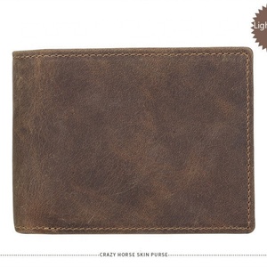 Custom Genuine Leather Short <b>Wallet</b> Men Crazy Horse Anti <b>Rfid</b> <b>Blocking</b> Mens <b>Wallets</b> Bifold <b>Wallets</b> Leather Men - Product Image 5