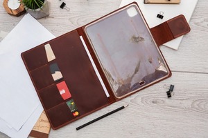 New Collection Genuine Leather <b>Laptop</b> Sleeve <b>Case</b> Bag Slim Vintage Casual Office Use Cover Indian Supplier Bulk Export Inch Size - Product Image 4