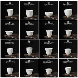 Tazza da Tè in Ceramica Bianca Moderna Ecologica, Lavabile in Lavastoviglie e Adatta al Microonde, per Ristoranti e Caffetterie, Capacità 40-80ml, Personalizzabile - Product Image 6