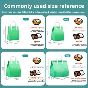 Sac isotherme vierge en feuille d'aluminium avec impression couleur et logo personnalisé pour barbecue, écrevisses, thé au lait - Écologique et résistant à la chaleur - Product Image 4