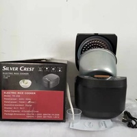 Penanak Nasi Listrik Multifungsi Pintar Bentuk Kotak 5L 13 Cangkir 900W OEM Grosir dengan Fungsi Pengaturan Waktu, Laris Terjual