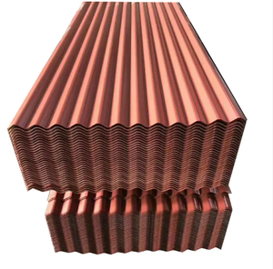 Hojas <span class=keywords><strong>para</strong></span> techos PPGI Fábrica de acero corrugado prepintado Laca personalizada Recubierto de color Calibre 22 - Product Image 1