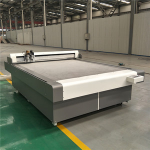 China de ordenador controlado automático tela de tapicería textil cnc ronda cuchillo máquina en tela de máquinas de corte - Product Image 5
