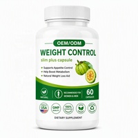 Complément Alimentaire Végétalien OEM/ODM pour le Contrôle du Poids Adulte, à base de Garcinia Cambogia, pour la Régulation de l'Appétit et le Soutien du Métabolisme, 60 Capsules