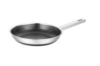 Ensemble de 12 ustensiles de cuisine en acier inoxydable tri-couches, casseroles et poêles à motif nid d'abeille, compatible induction, avec poêle à frire