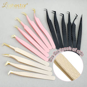 Alta Qualidade 45 90 Graus Professional Lash Extensão Pinças Ponta Fibra Pinças para Cílios Extensão - Product Image 6
