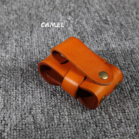 Haute qualité cuir de vachette peau de vache croix ceinture en cuir véritable briquet housse étui briquet