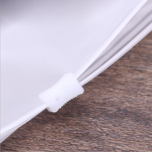 Eva/Pe/Pvc Ziplock Frosted Underwear Quần Áo Nhựa Zipper Bag Với Logo Đen Zip Với Vòng Tròn - Product Image 2