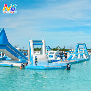 Castillo Inflable de PVC Grande y Personalizable para Deportes, Nuevo Diseño de Parque Acuático Flotante Comercial, por Sea Lake Infl - Product Image 4