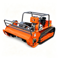Tondeuse à gazon robotisée intelligente tout-terrain 24V, 800 mm, 1000 mm, 1200 mm, coupe-herbe sans fil, moteur diesel 192 cc, tondeuse à gazon télécommandée