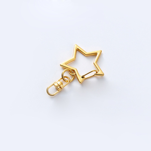 Clip cinq étoiles avec alliage en forme de 8 pour boucle périphériques comiques bricolage clé étoile à cinq branches pour boucle accessoire en métal de qualité supérieure - Product Image 4