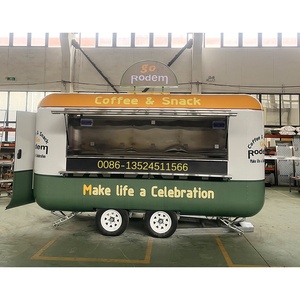Carrito de Comida Móvil para Fiestas, Fabricación de Remolques Móviles para Venta de Hot-dogs, Hamburguesas, Bebidas, Pollo, Carne o Desayunos, <span class=keywords><strong>Precio</strong></span> Bajo de Fábrica - Product Image 1