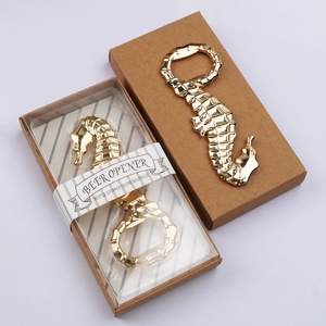 Apribottiglie a forma di Cavalluccio Marino in Lega, Bomboniera per Matrimonio con Scatola Regalo, Souvenir per Ospiti di Feste Nuziali e Anniversari - Product Image 1