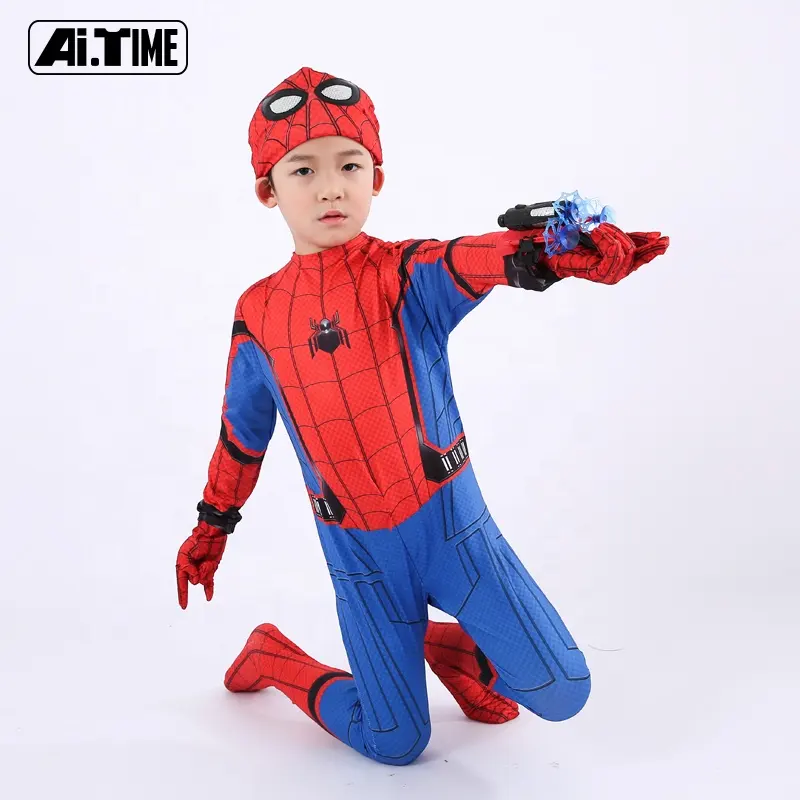 Kinderen Jumpsuit Superhero Panty Ouder-kind Slijtage Vader-Zoon Prestaties Kleding Groothandel Custom