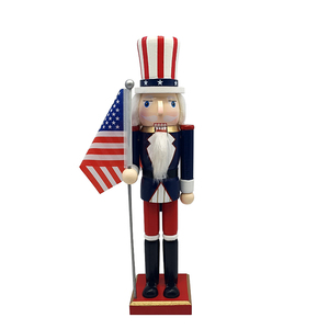 Cascanueces de Nogal del 250 Aniversario para Mesa de Comedor, 4 de Julio, Día de la Independencia de los Estados Unidos, Día de los Caídos - Product Image 4
