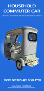 Mini <span class=keywords><strong>tricycle</strong></span> électrique solaire <span class=keywords><strong>pour</strong></span> <span class=keywords><strong>adulte</strong></span>, type ouvert, fabriqué en Chine - Product Image 5