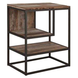 Modern Simple Bookcases Living Room Cabinets With Solid Wood Metal Crafts Display Racks and Storage Holders for Home - Product Image 1