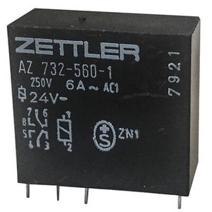 รีเลย์ Zettler 24V 6A AC1 250V AZ732-560-1 รีเลย์กำลังไฟ - Product Image 1