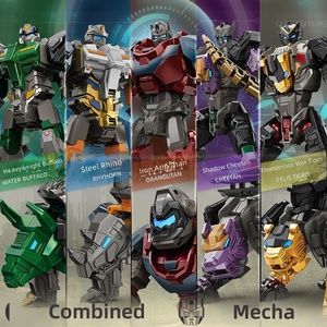 Kaiyu - Juguete <span class=keywords><strong>de</strong></span> Metal <span class=keywords><strong>de</strong></span> Aleación, Bestia Poderosa King Kong, Robot Transformable Cinco en Uno, Modelo <span class=keywords><strong>de</strong></span> Robot, Adorno, Regalo para Niños - Product Image 3