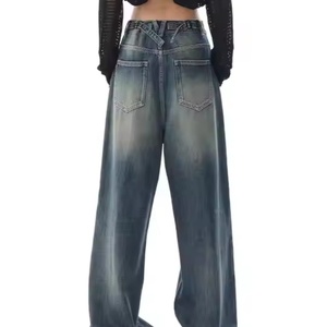 Jeans de Mezclilla Casuales con Cuentas de Diseño Personalizado de Alta Calidad y Estilo Nuevo para Mujer - Product Image 6