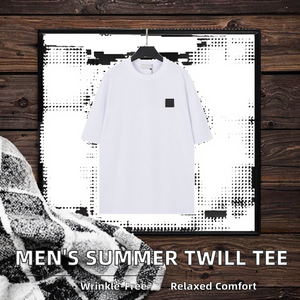 Camiseta de Terciopelo de Manga Corta con Cuello Redondo, Estampado de Leopardo Gótico, Holgada, Antiarrugas, para Hombre, Estilo Europeo Americano, para Verano - Product Image 2