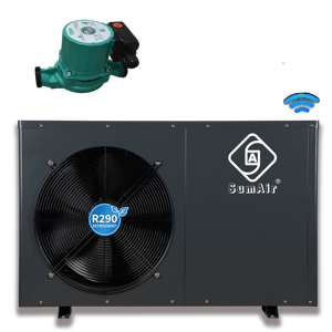 -15D R290 65Dg AAA ErP chauffe-eau <span class=keywords><strong>pompe</strong></span> thermique 8 12kw hybride chauffage solaire échangeur d'air refroidi bobine cylindre réservoir Bolier - Product Image 3