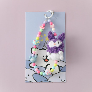 Nuevo Teléfono Móvil de Ganchillo Hecho a Mano con Diseño de <span class=keywords><strong>Edelweiss</strong></span>, Serie de Dibujos Animados, Lana Ecológica, Súper Lindo, Estilo Japonés Coreano - Product Image 4