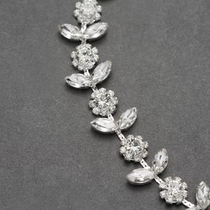 Fleur d'argent fille casque pour mariage cristal bébé fille bandeau fleur couronne <span class=keywords><strong>Communion</strong></span> cheveux accessoires pour anniversaire - Product Image 6