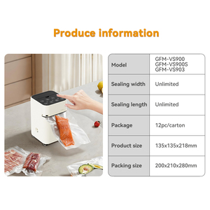 Scelleuse <span class=keywords><strong>sous</strong></span> <span class=keywords><strong>vide</strong></span> compacte et élégante avec fonction autonettoyante, pour une présentation verticale des aliments sur le comptoir de cuisine moderne - Product Image 5